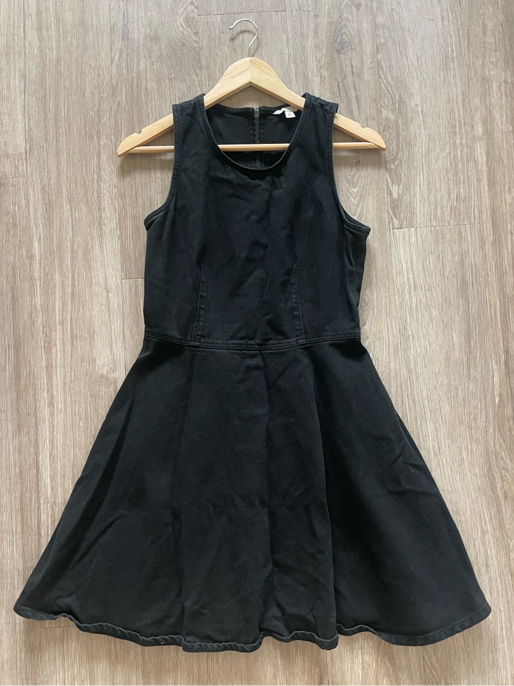 Gap Designed & Crafted Black Fit & Flare Dress Size 4 100% Cotton Sleeveless